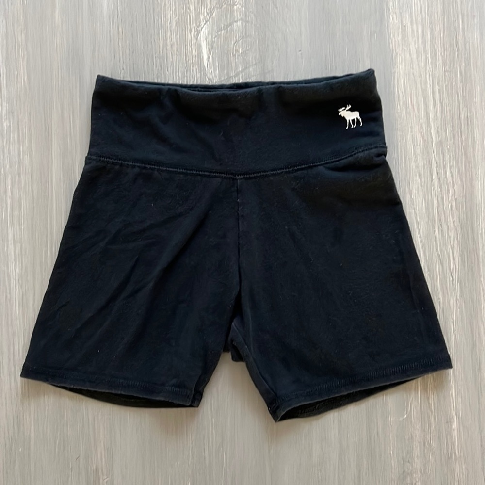 Abercrombie kids Black Biker Shorts